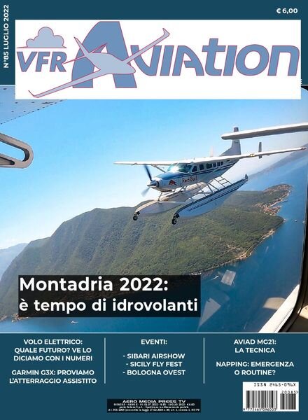 VFR Aviation – Luglio 2022 Cover
