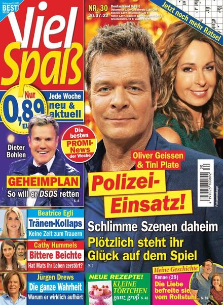 Viel Spass – 20 Juli 2022 Cover