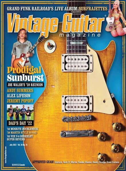 Vintage Guitar – July 2022 Cover