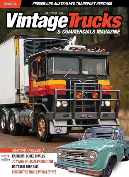 Vintage Trucks & Commercials – July-August 2022 Cover