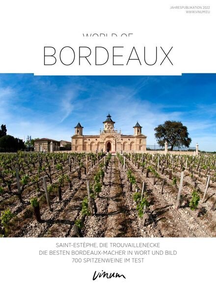Vinum – World of Bordeaux 2022 Cover
