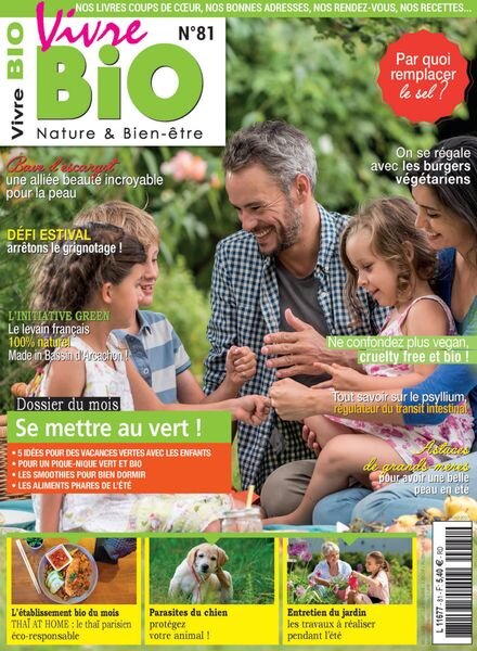 Vivre Bio – Juillet-Aout 2022 Cover