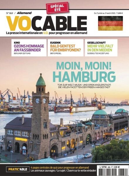 Vocable Allemand – 07 juillet 2022 Cover