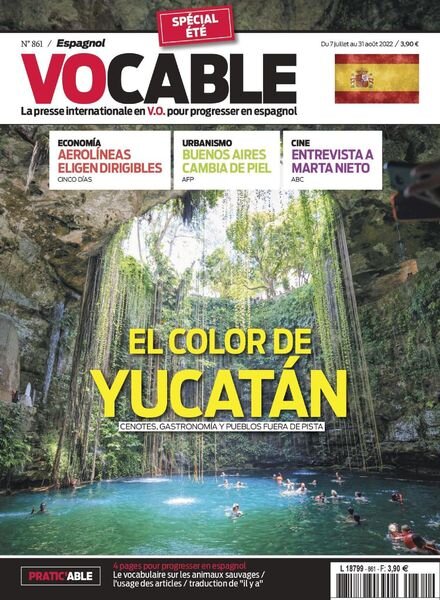 Vocable Espagnol – 07 juillet 2022 Cover