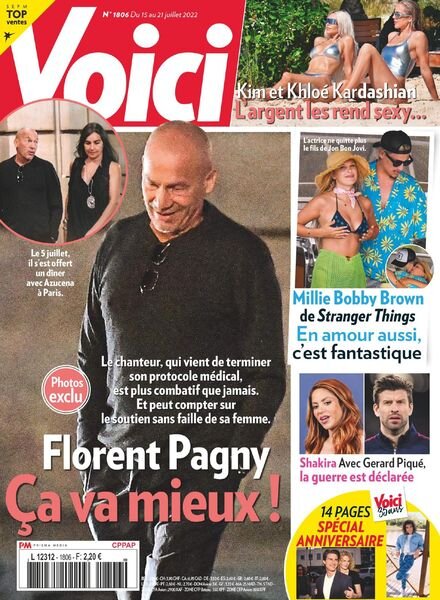 Voici – 15 Juillet 2022 Cover