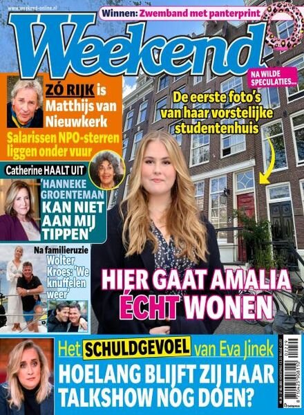 Weekend Netherlands – 20 juli 2022 Cover