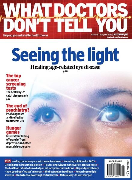 What Doctors Don’t Tell You Australia-NZ – August 2022 Cover