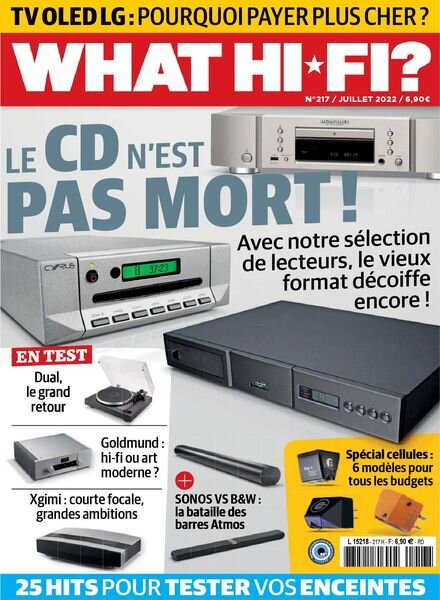 What Hifi France – juillet 2022 Cover