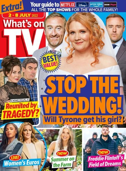 What’s on TV – 02 July 2022 Cover