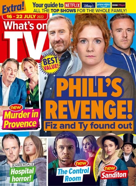 What’s on TV – 16 July 2022 Cover