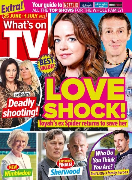 What’s on TV – 25 June 2022 Cover