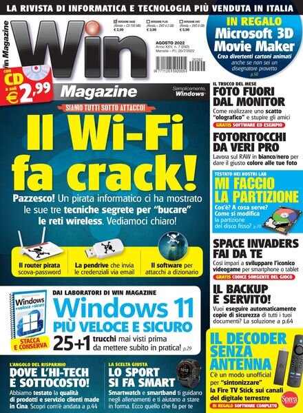 Win Magazine – agosto 2022 Cover