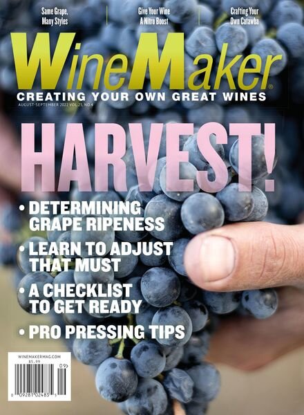 WineMaker – August 2022 Cover