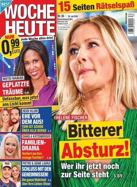 Woche Heute – 20 Juli 2022 Cover