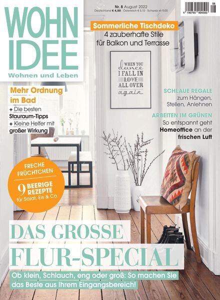WOHNIDEE – Juli 2022 Cover