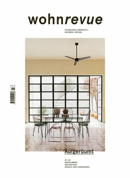 Wohnrevue – Juli 2022 Cover