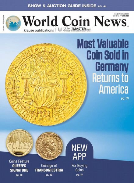 World Coin News – July 2022 Cover