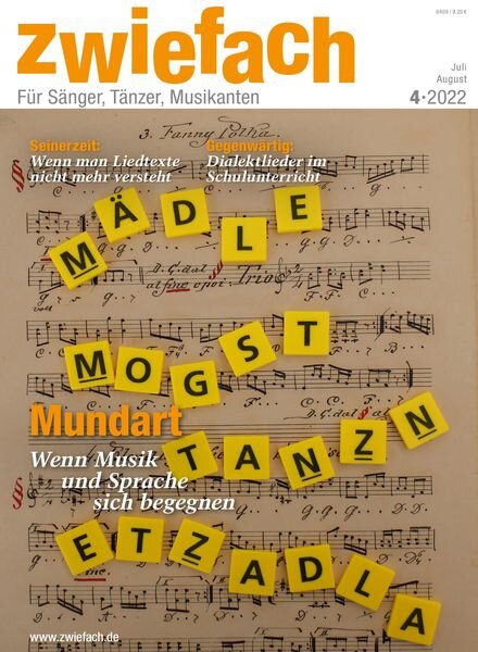 zwiefach – 07 Juli 2022 Cover