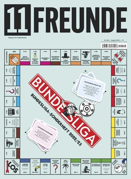 11 Freunde – August 2022 Cover