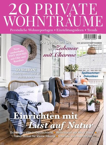 20 Private Wohntraume – August-September 2022 Cover