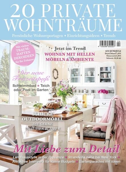 20 Private Wohntraume – Juni-Juli 2022 Cover