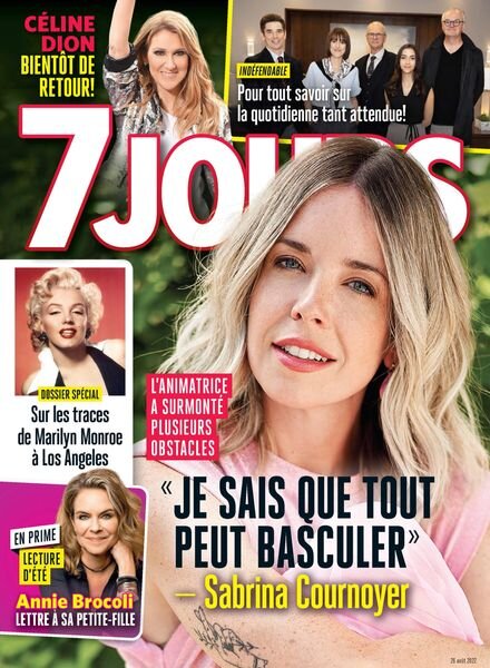 7 Jours – 26 aout 2022 Cover