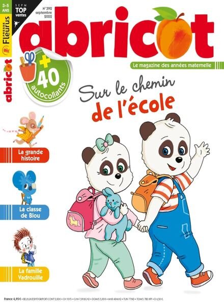 Abricot – aout 2022 Cover