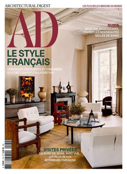 AD Architectural Digest France – septembre-octobre 2022 Cover