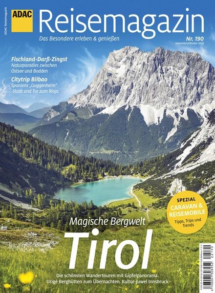 ADAC Reisemagazin – August 2022 Cover