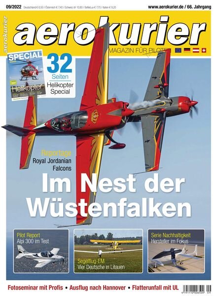 Aerokurier Germany – September 2022 Cover