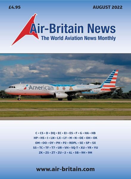 Air-Britain News – August 2022 Cover