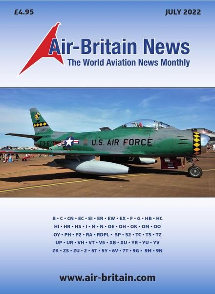 Air-Britain News – July 2022 Cover