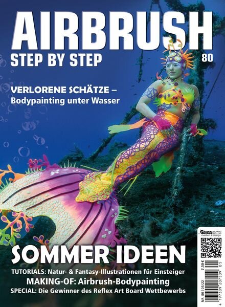 Airbrush Step by Step German Edition – August 2022 Cover