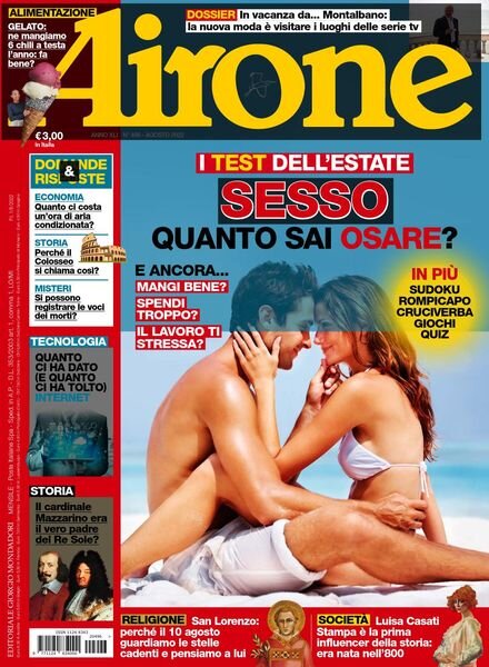 Airone – Agosto 2022 Cover