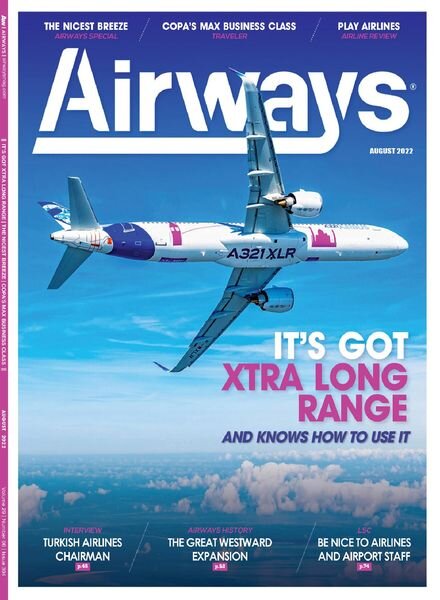 Airways Magazine – August 2022 Cover