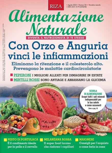 Alimentazione Naturale – Agosto 2022 Cover