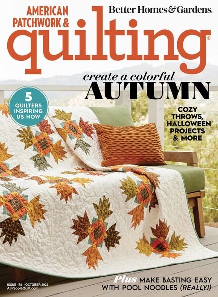 American Patchwork & Quilting – October 2022 Cover