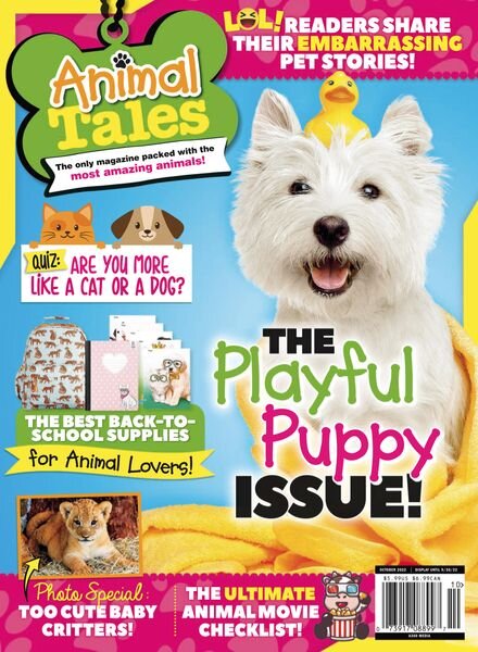 Animal Tales – October 2022 Cover