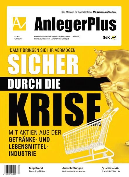 AnlegerPlus – August 2022 Cover