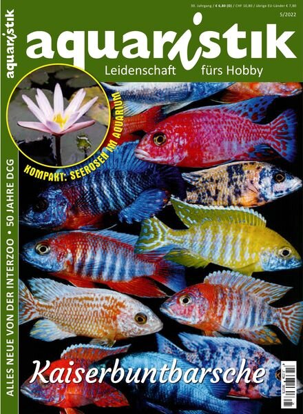 Aquaristik – August 2022 Cover