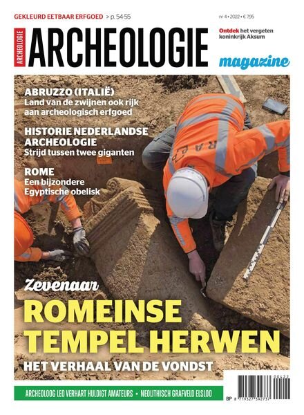 Archeologie Magazine – augustus 2022 Cover