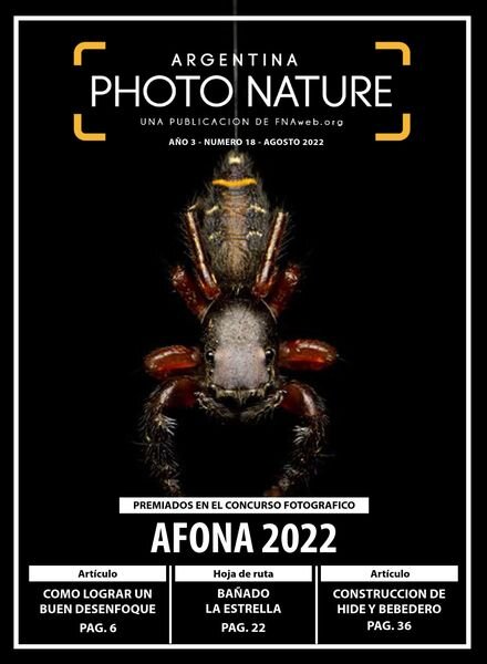 Argentina Photo Nature – Agosto 2022 Cover