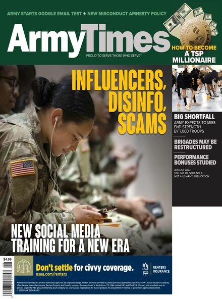 Army Times – August 2022 Cover