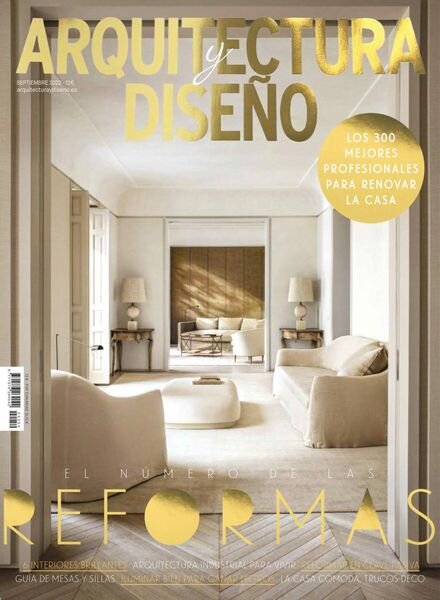 Arquitectura y Diseno – septiembre 2022 Cover