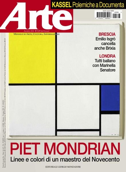 Arte – Agosto 2022 Cover
