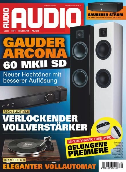 Audio – September 2022 Cover
