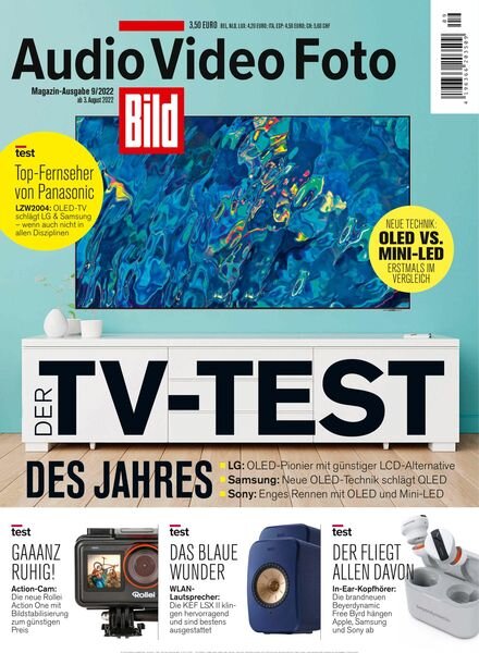 Audio Video Foto Bild – September 2022 Cover