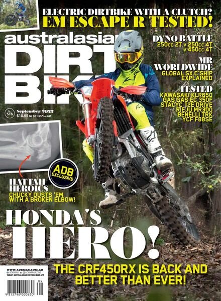 Australasian Dirt Bike – September 2022 Cover