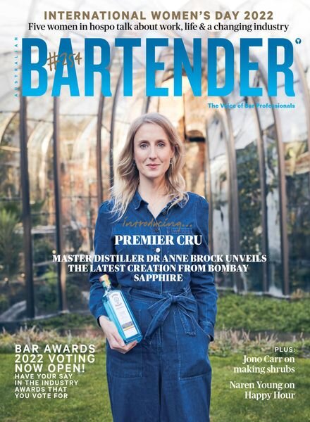 Australian Bartender – March 2022 Cover