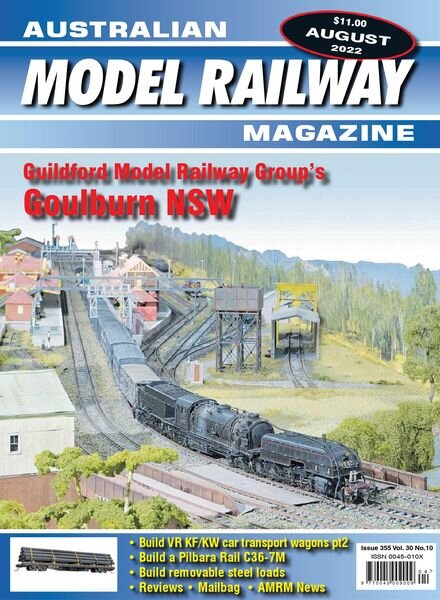 Australian Model Railway Magazine – August 2022 Cover